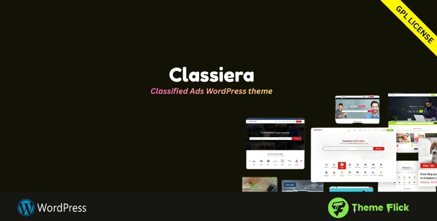 Classiera – Classified Ads WordPress Theme with Frontend Listings & Advanced Search 4.0.34
