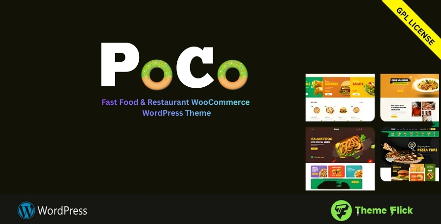Poco – Fast Food & Restaurant WooCommerce WordPress Theme 2.2.6