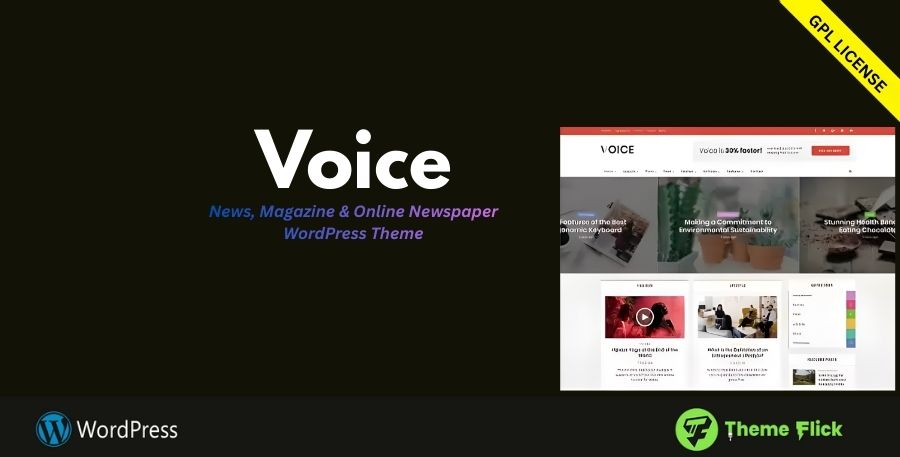 Voice – News, Magazine & Online Newspaper WordPress Theme 3.0.3