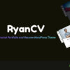 RyanCV Professional CV & Portfolio WordPress Theme 3.9.1