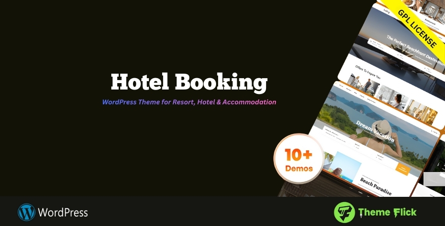 Hotel Booking WordPress Theme – Resort, Hotel & Accommodation 2.9