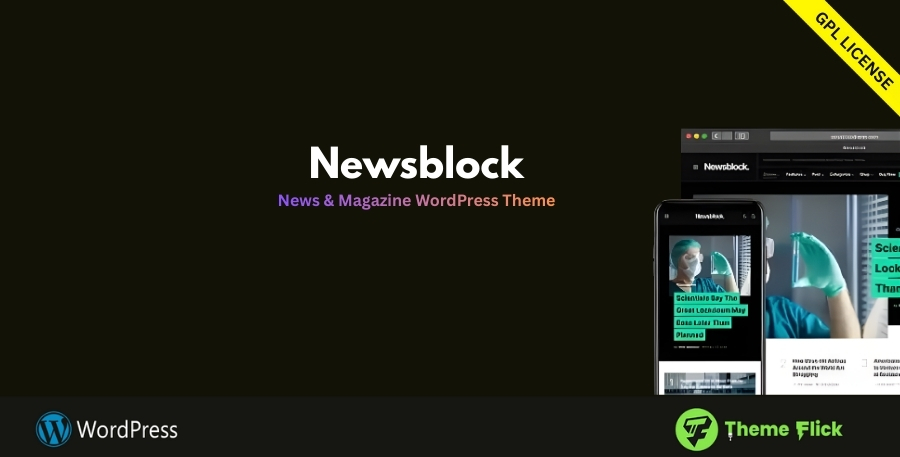 Newsblock Modern News & Magazine WordPress Theme with Dark Mode 1.2.8