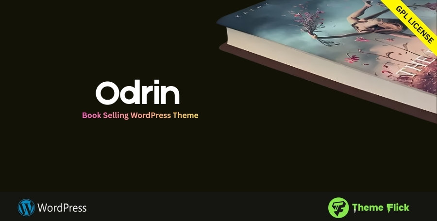 Odrin WordPress Theme for Authors & Bookstores 1.4.3