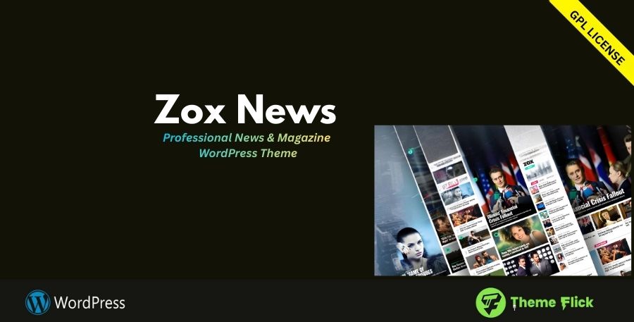 Zox News – Professional News & Magazine WordPress Theme 3.17.1