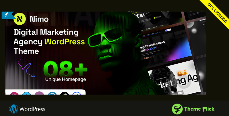 Nimo | Digital Marketing Agency WordPress