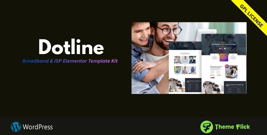 Dotline – Broadband & ISP Elementor Template Kit