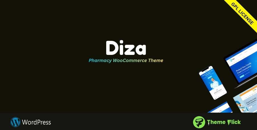 Diza Pharmacy WooCommerce Theme – Elementor Medical Store WordPress Theme 1.3.17
