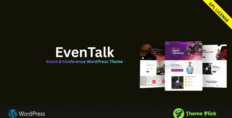 EvenTalk Event Conference WordPress Theme – Elementor Event & Seminar Theme 1.7.5