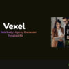 Vexel Dark Web Design Agency Elementor Template Kit – Creative Digital Agency Website for WordPress