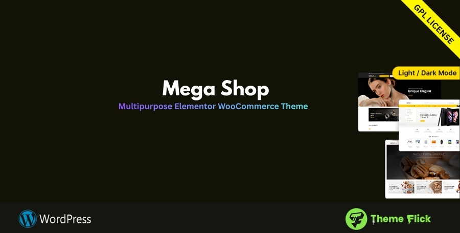 Mega Shop WooCommerce WordPress Theme – Multipurpose Elementor eCommerce Theme 3.0.2