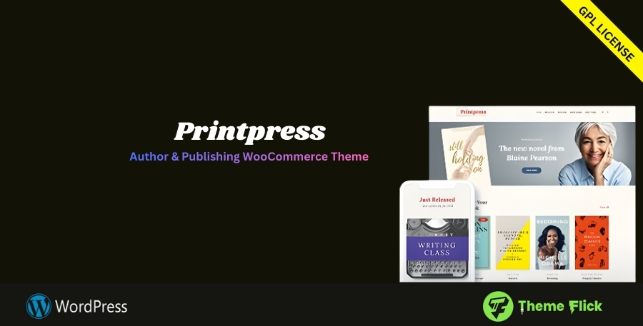 Printpress Book Store WordPress Theme – Author & Publishing WooCommerce Theme 1.2.4