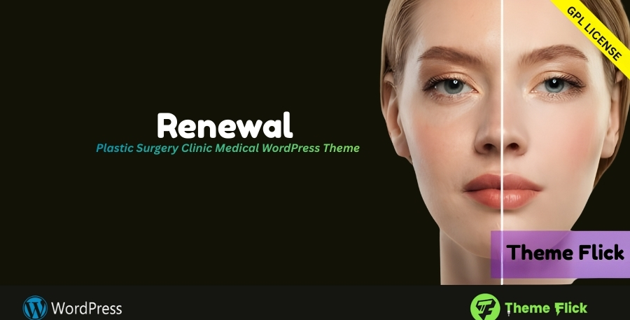 Renewal Medical WordPress Theme – Plastic Surgery & Cosmetic Clinic Theme 1.2.1