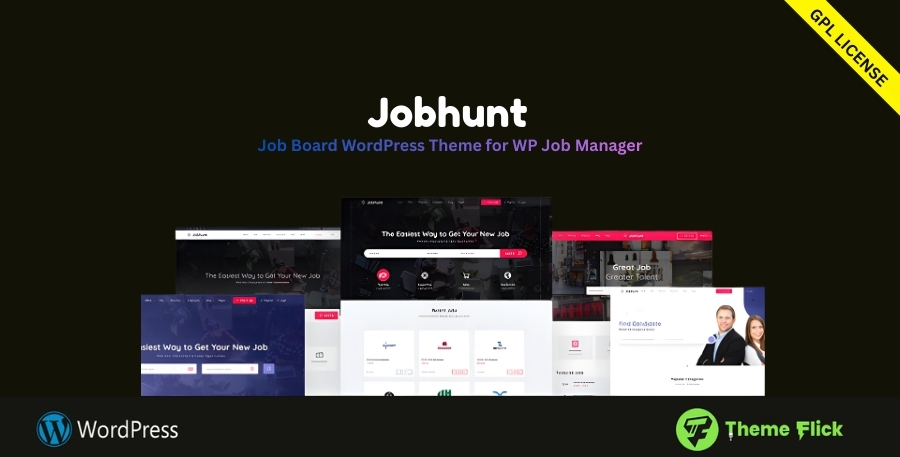 Jobhunt Job Board WordPress Theme – WP Job Manager Recruitment Theme 2.2.1