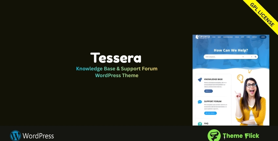 Tessera Knowledge Base WordPress Theme – Support Forum & Help Desk Theme 2.7.2