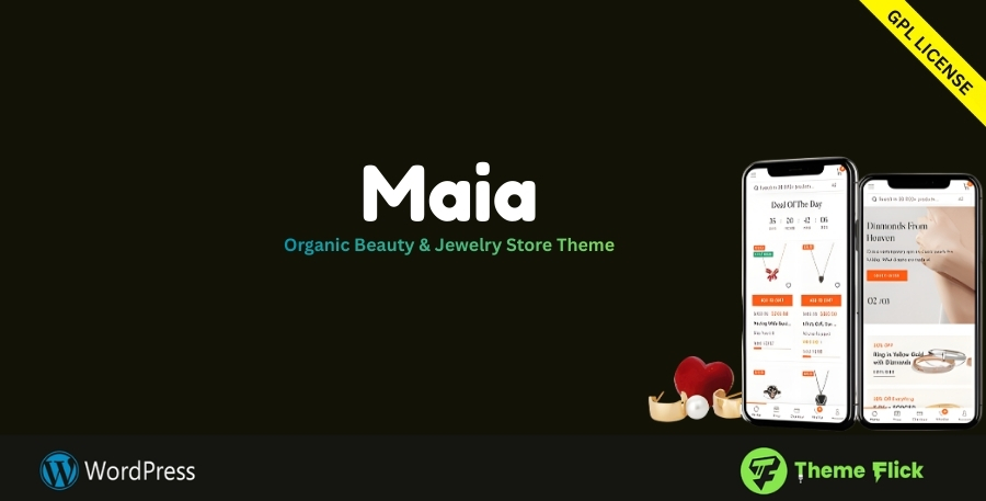 Maia WooCommerce WordPress Theme – Organic Beauty & Jewelry Store Theme 1.1.20